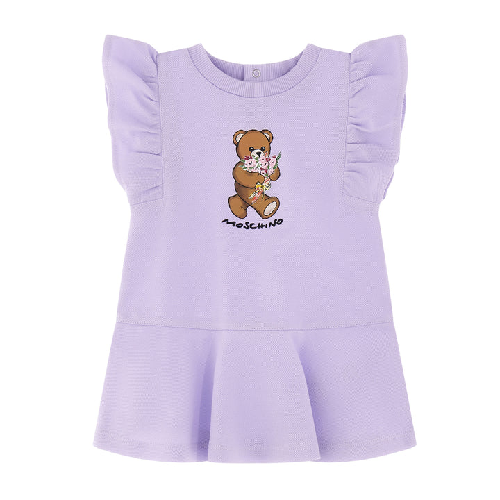 Moschino Baby Girls Bouquet Bear Dress