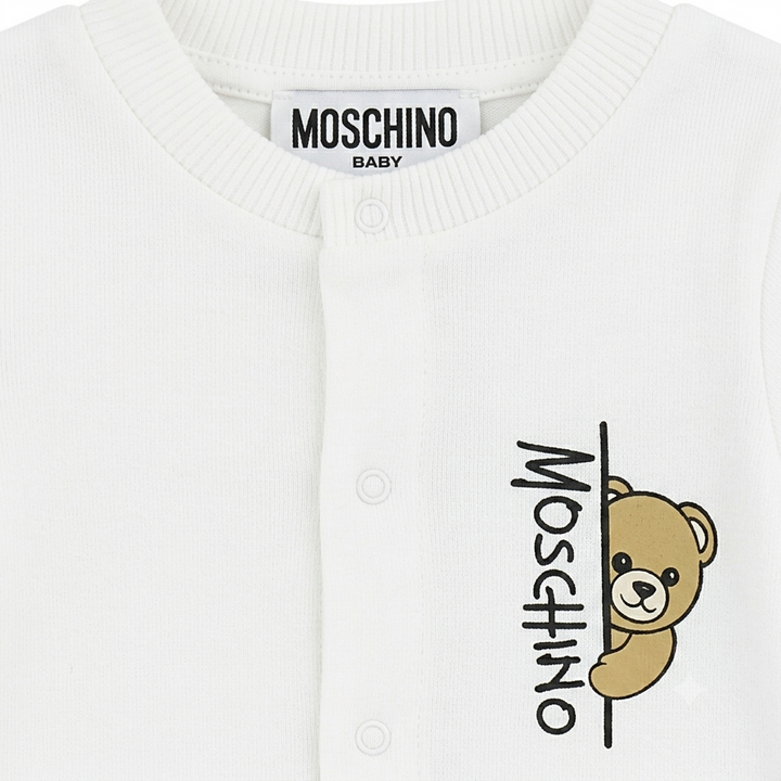 Moschino Baby White Pyjama