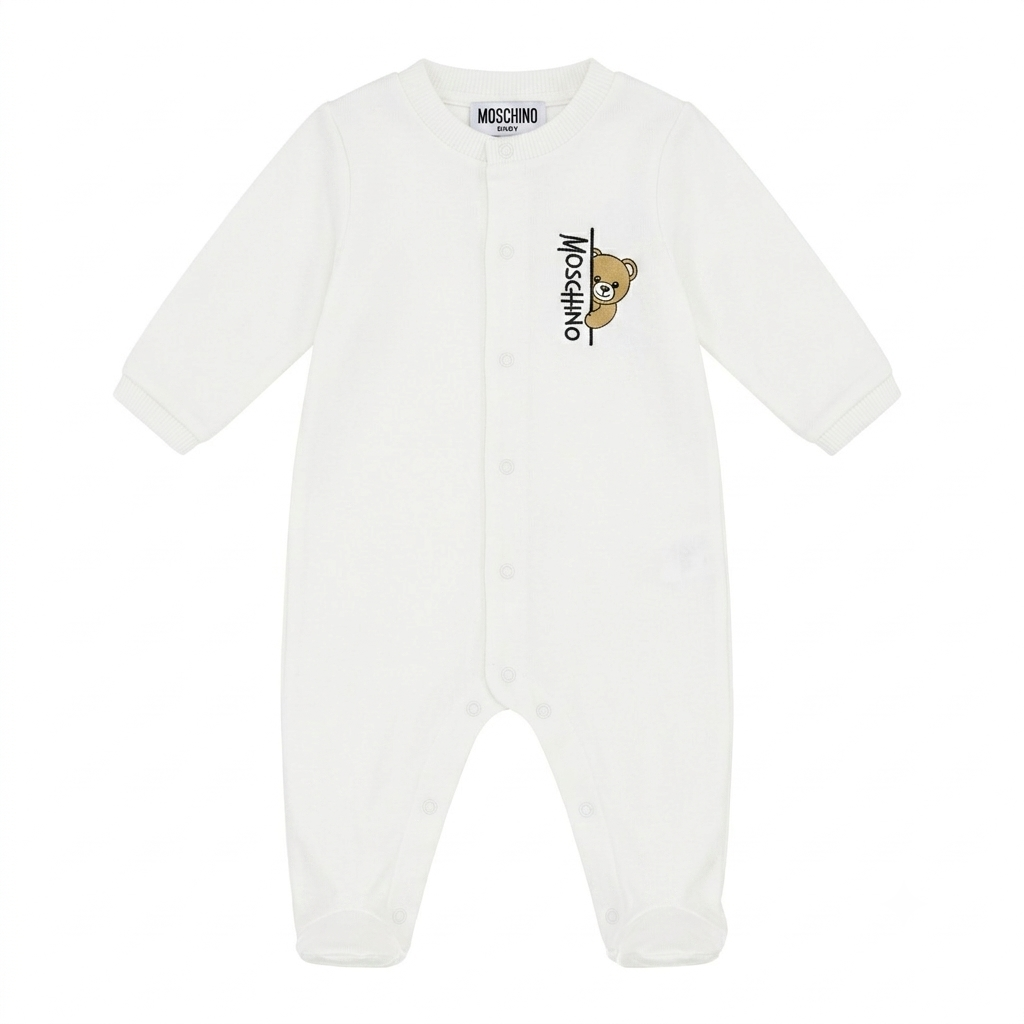 Moschino Baby White Pyjama