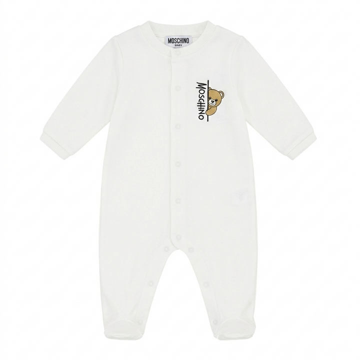 Moschino Baby White Pyjama