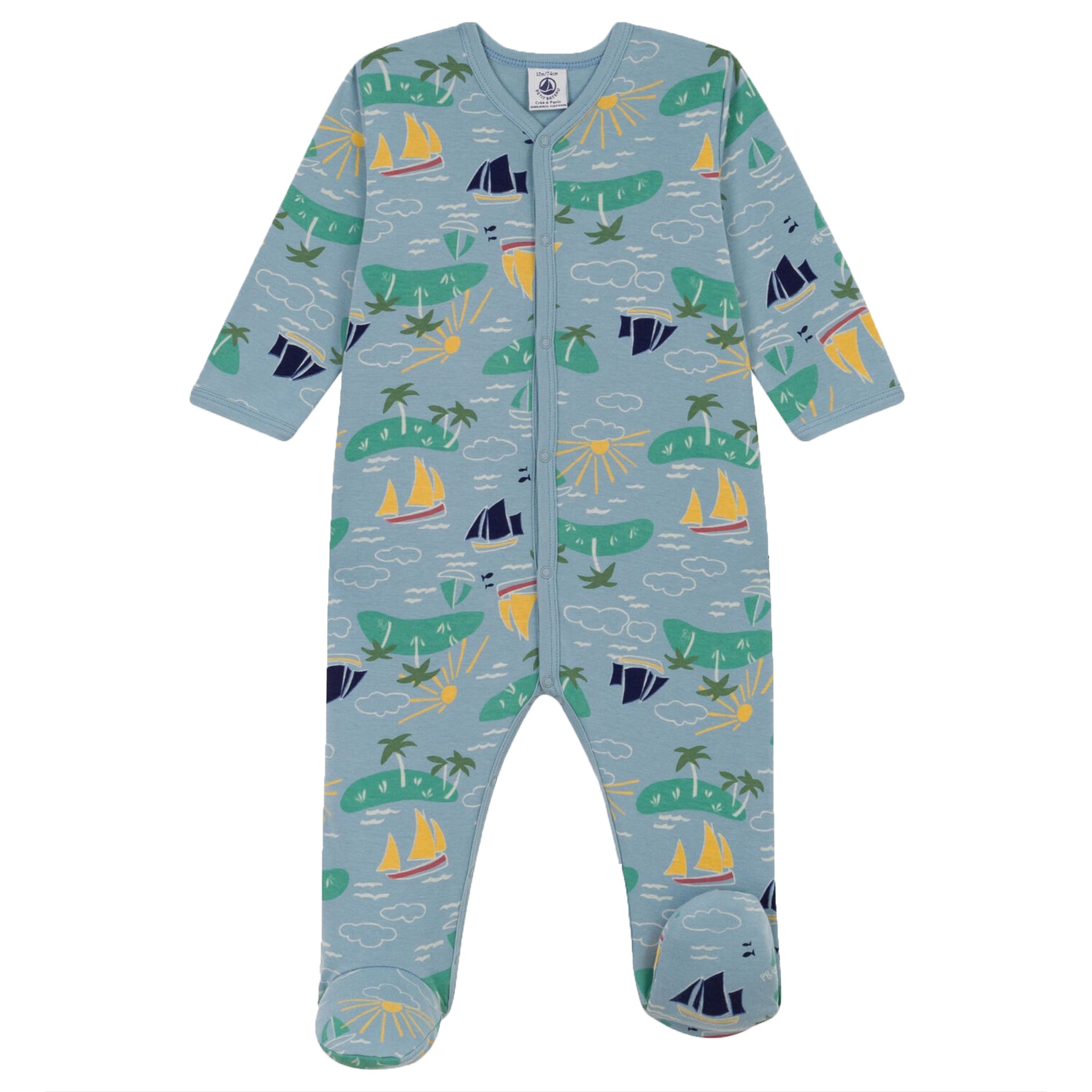 Petit Bateau Baby Boys Sailing Pyjama