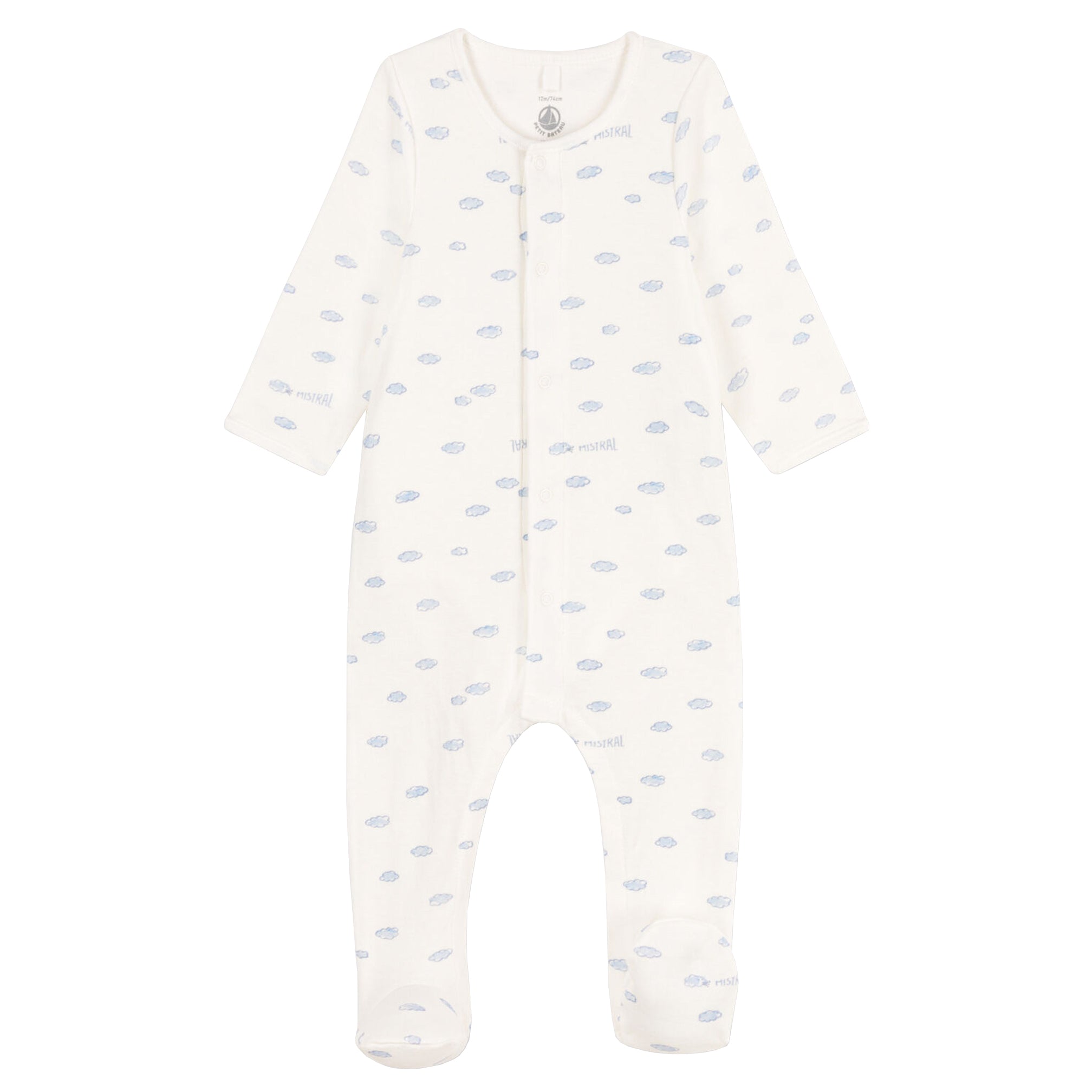 Petit Bateau Baby Clouds Pyjama