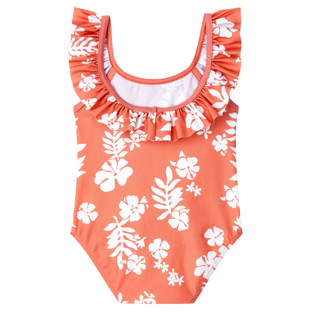 Petit Bateau Baby Girls Hawaian Swimsuit