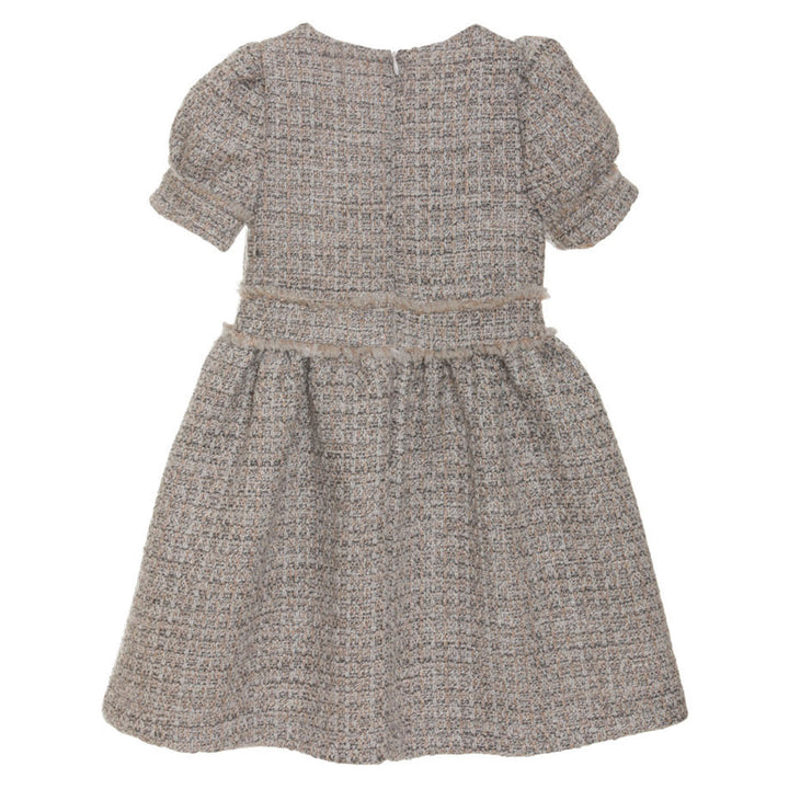 Patachou Tweed Grey Dress