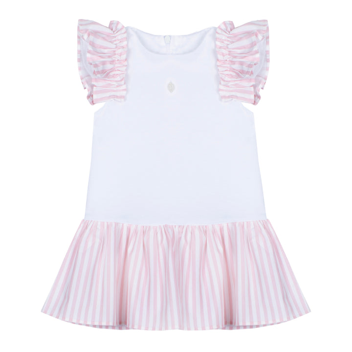 Patachou Baby Girls Pale Pink Striped Dress