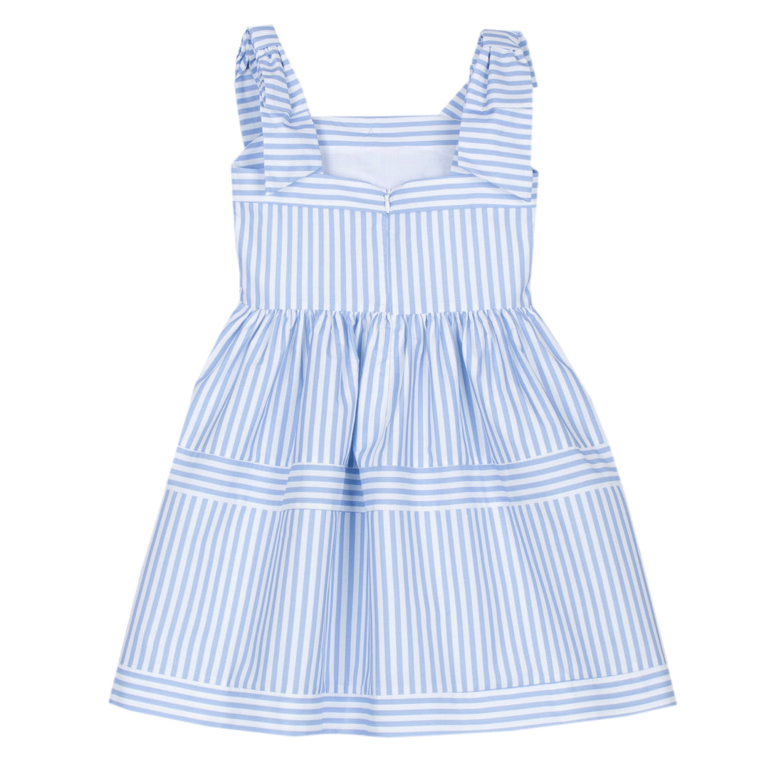 Patachou Striped Blue Dress