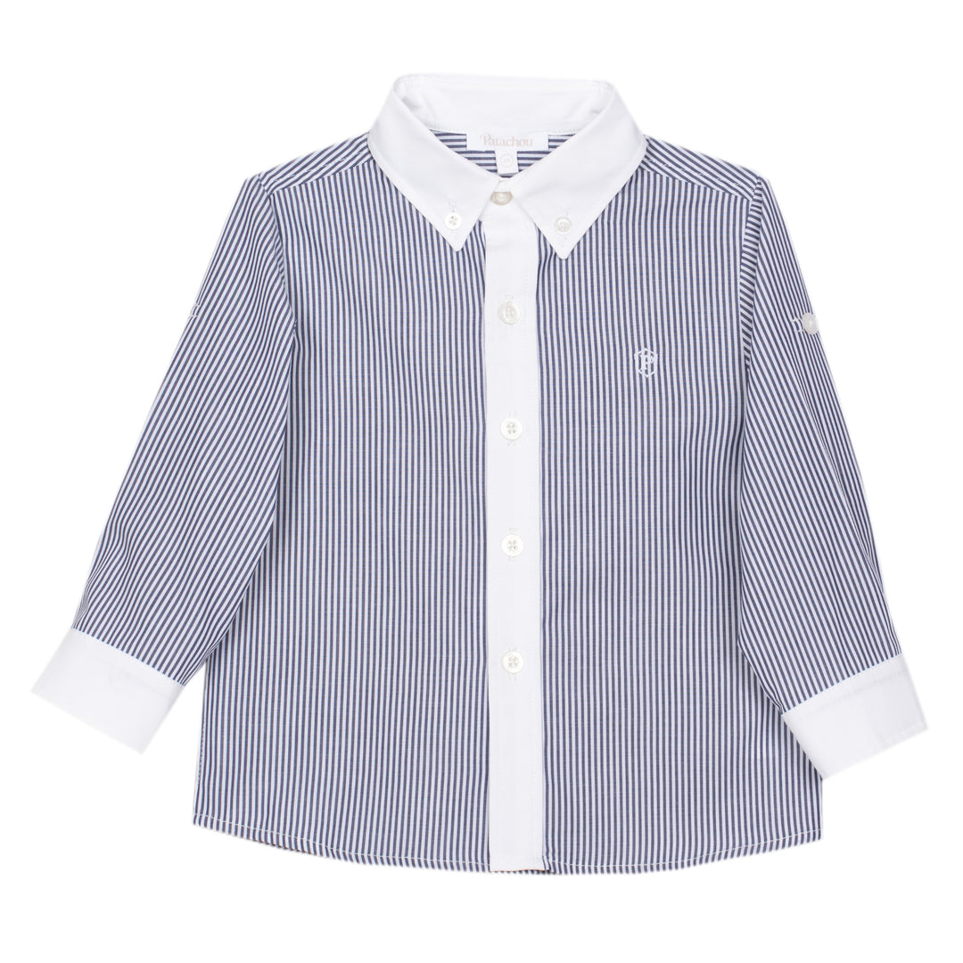 Patachou Baby Boys Marine Striped Shirt