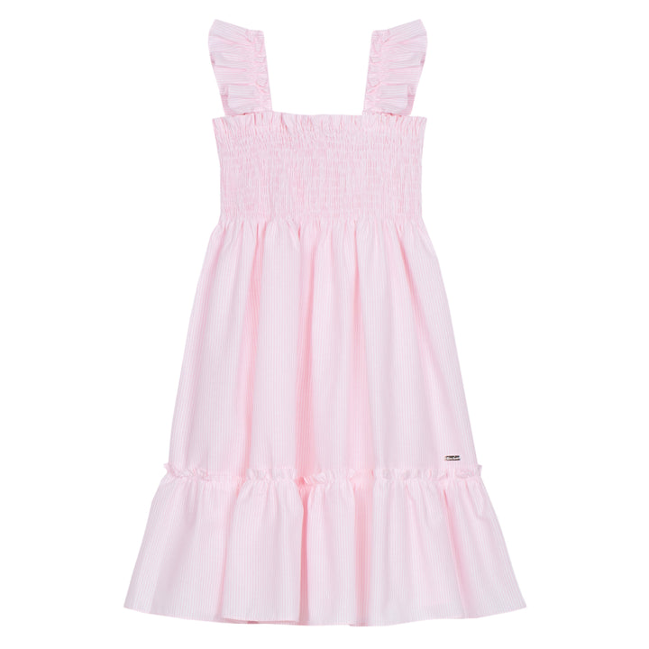 Patachou Striped Pink Midi Dress