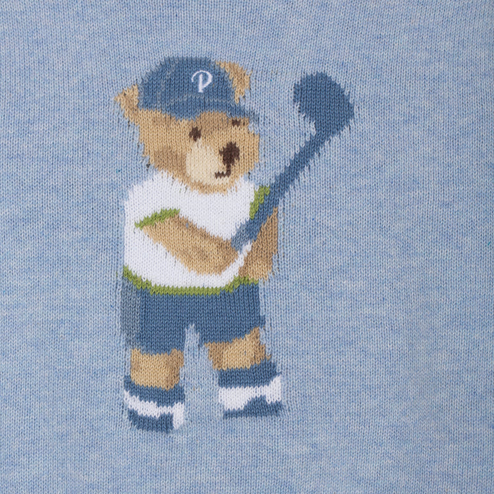 Patachou Baby Boys Golf Bear Sweater