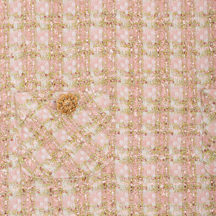Patachou Rose Gold Tweed Dress