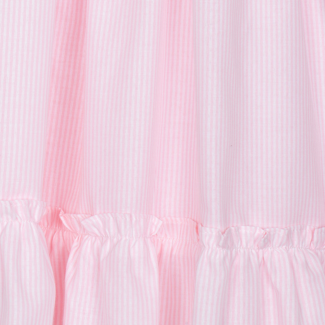Patachou Striped Pink Midi Dress