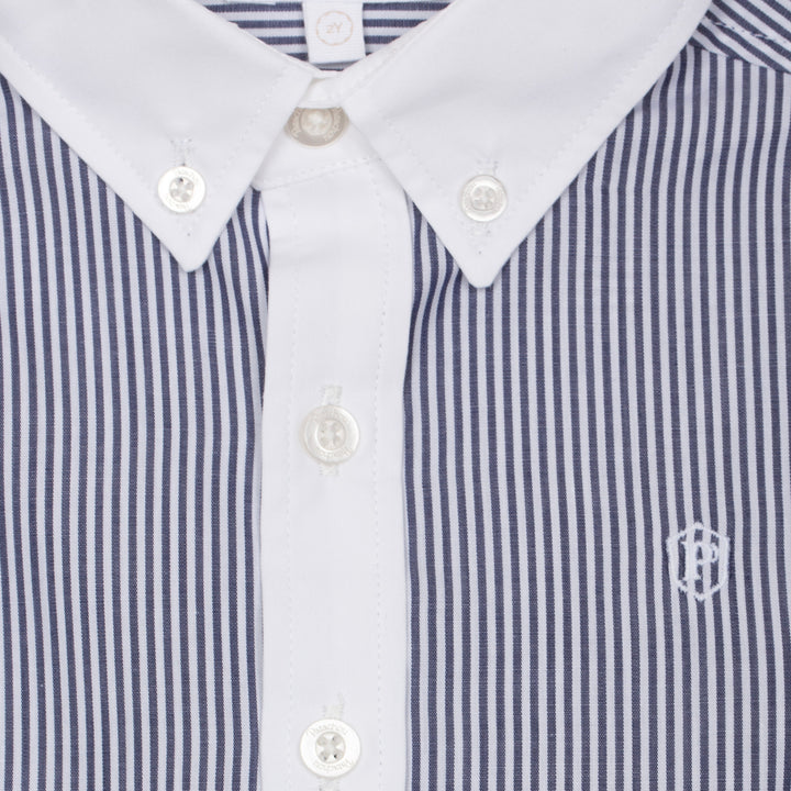 Patachou Baby Boys Marine Striped Shirt