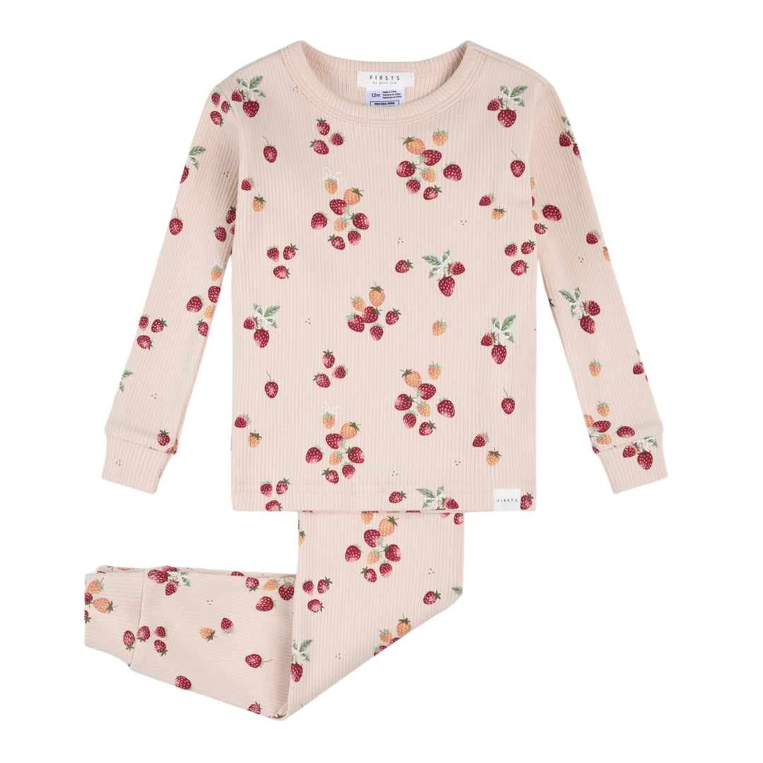Petit Lem Strawberry PJ Set