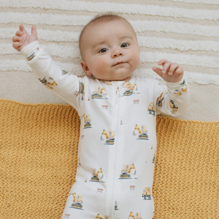 Petit Lem Baby Boys Digger Sleeper