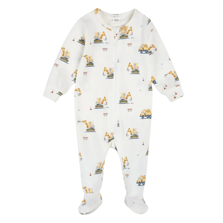 Petit Lem Baby Boys Digger Sleeper