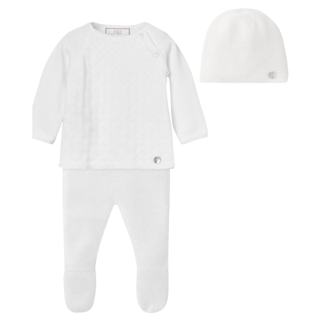 Paz Baby White Ensemble