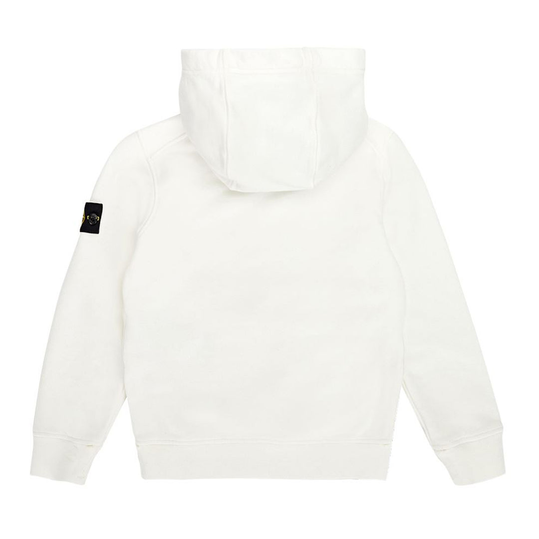 Stone Island White Hoodie