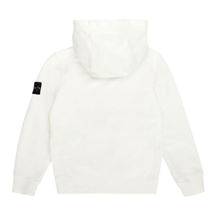 Stone Island White Hoodie