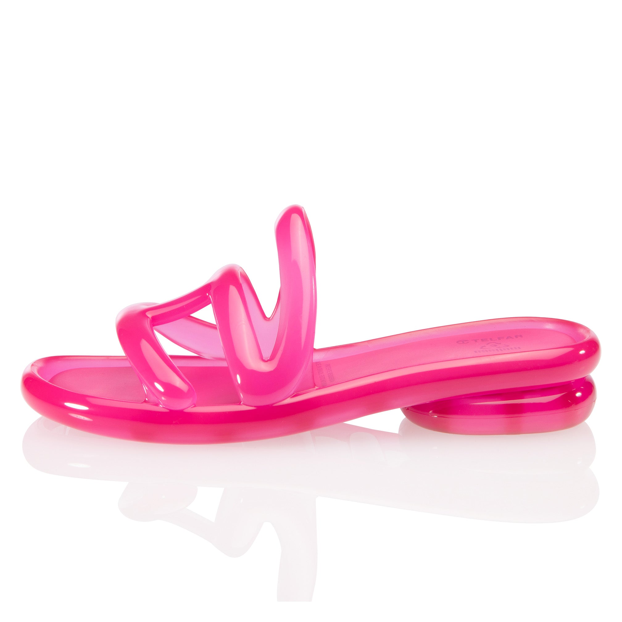 Melissa x Telfar Womens Jelly Slide Pink