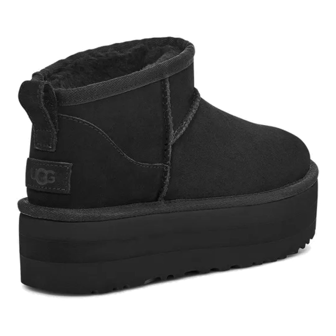 UGG Womens Classic Ultra Mini Platform Black