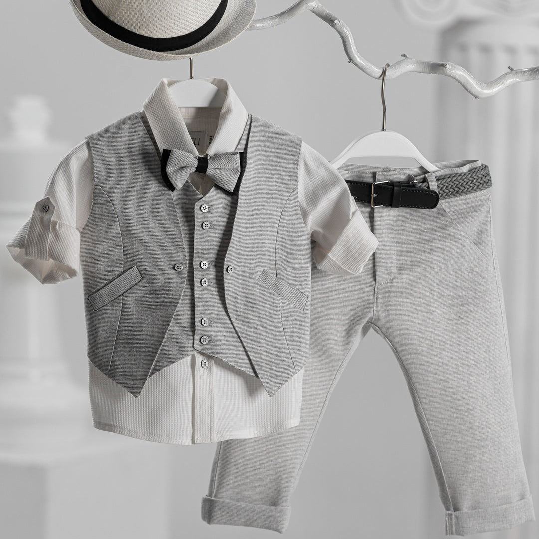 Vinteli Baby Boys Baptismal 5104 Suit