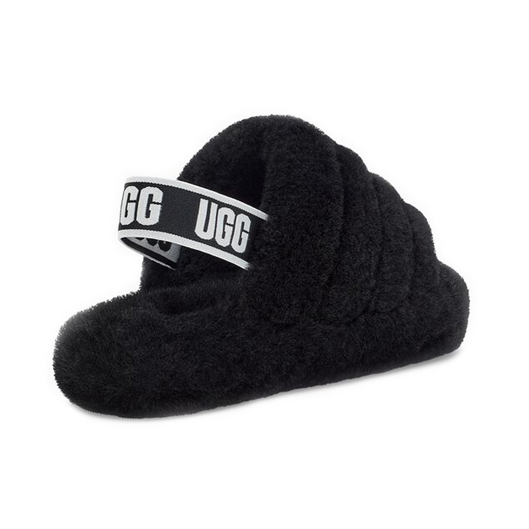 UGG Fluff Yeah Slide Black