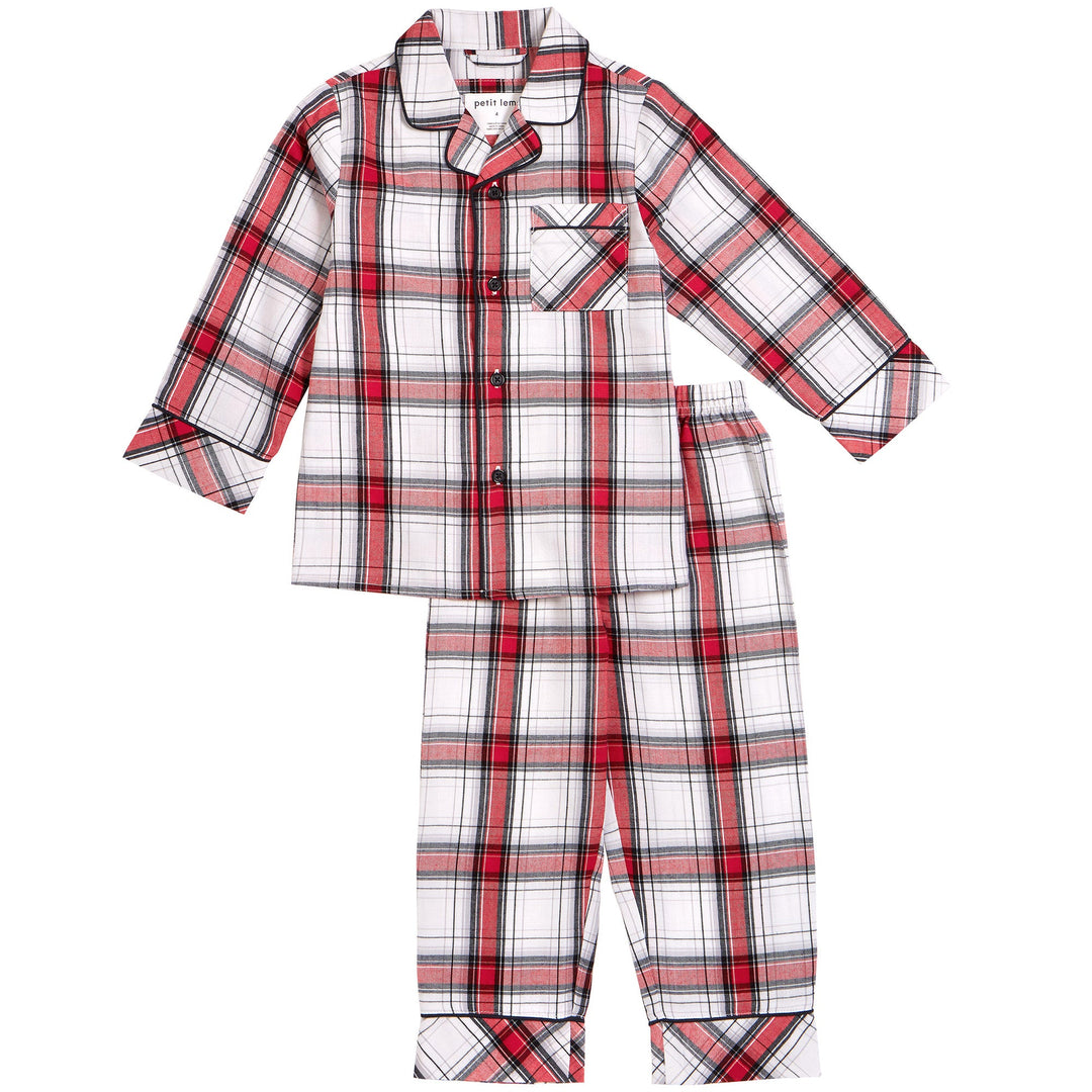 Petit Lem Plaid Flannel PJ Set