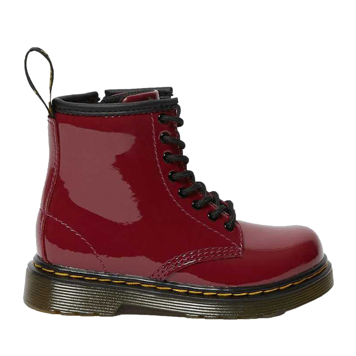 Dr. Martens Patent Lamper Cranberry Boots