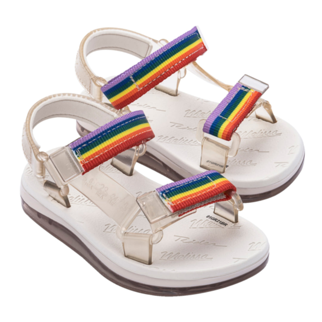 Mini Melissa Papete + Rider Rainbow Baby