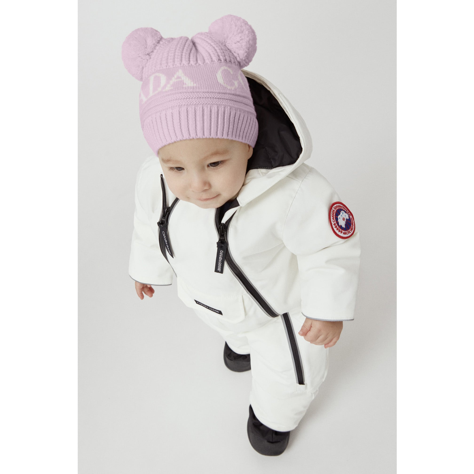 Canada Goose Baby Double Pom Hat Pink