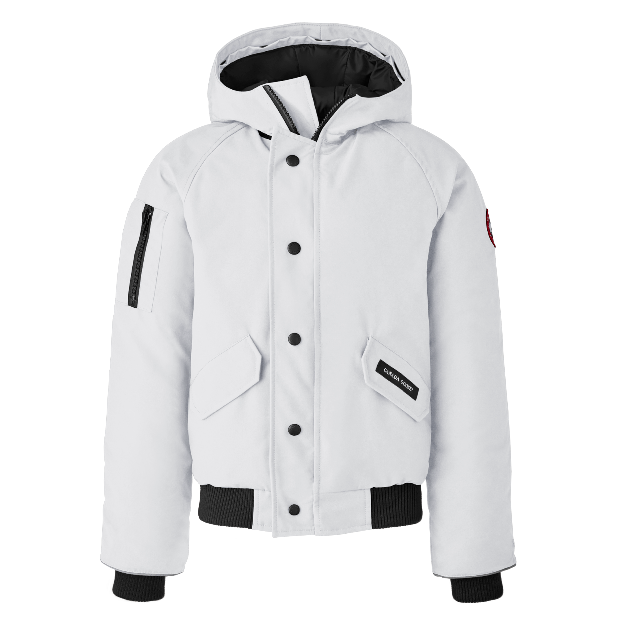 Canada Goose Rundle Bomber White with Fur