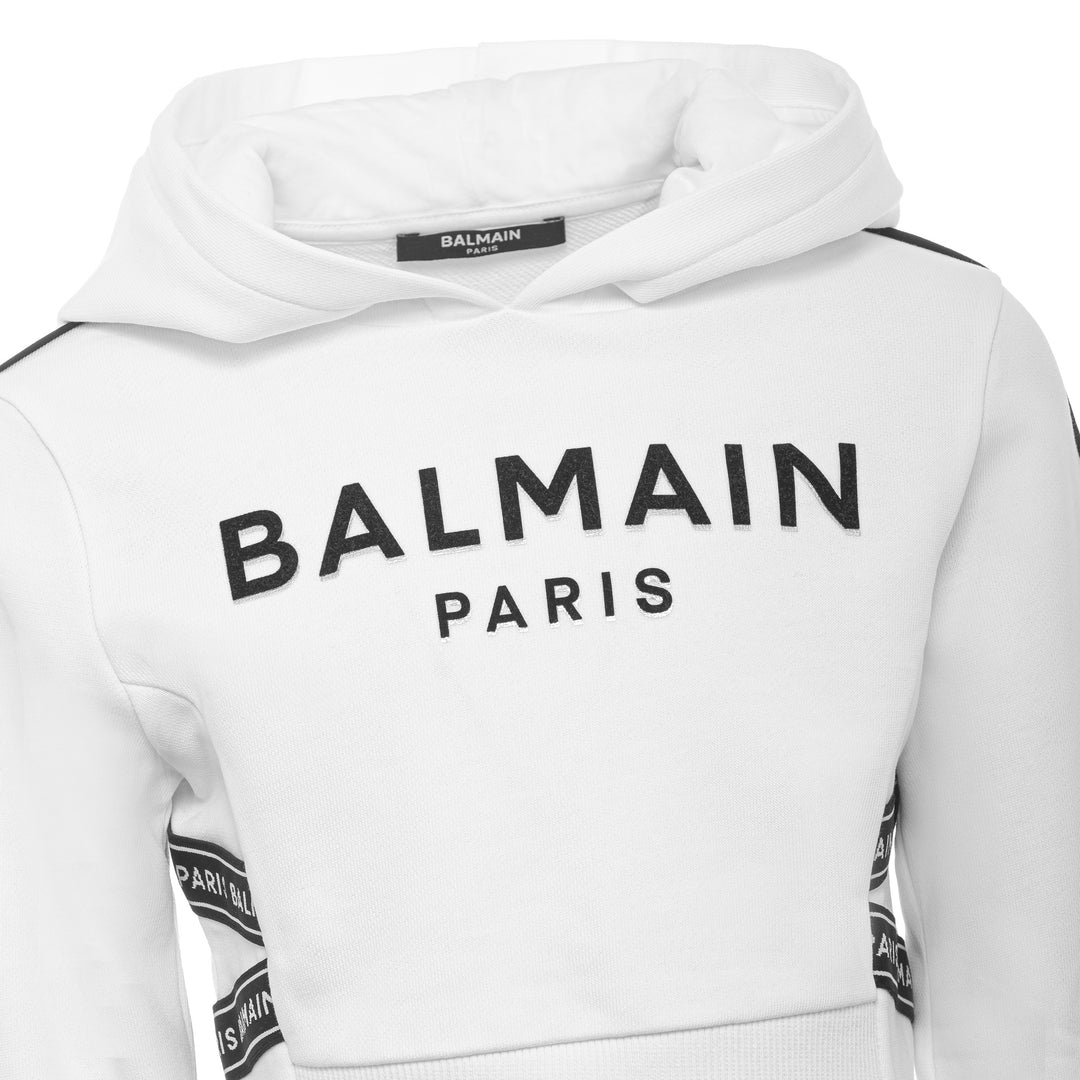 Balmain White Hoodie