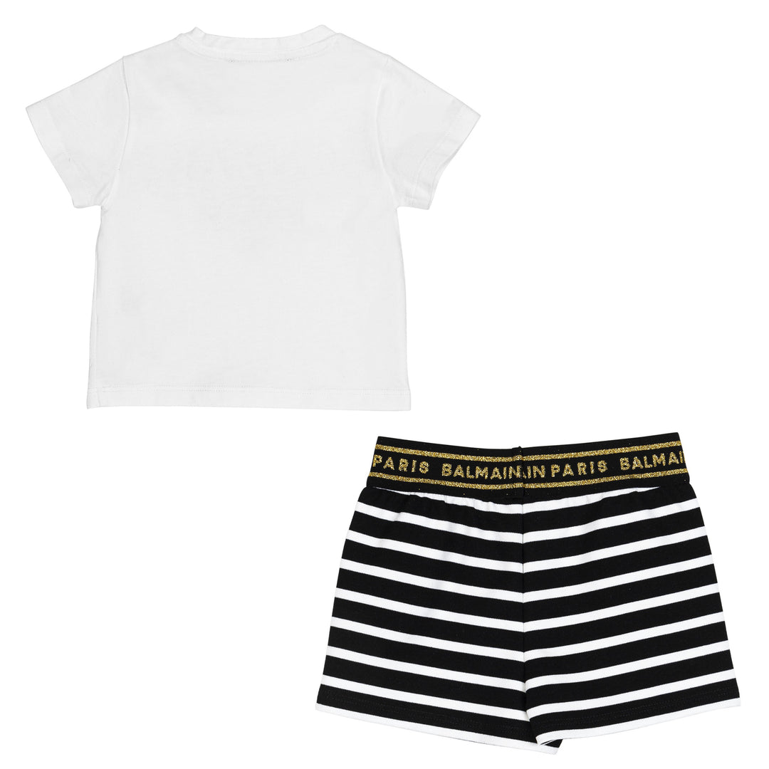Balmain Baby Girls Striped Ensemble