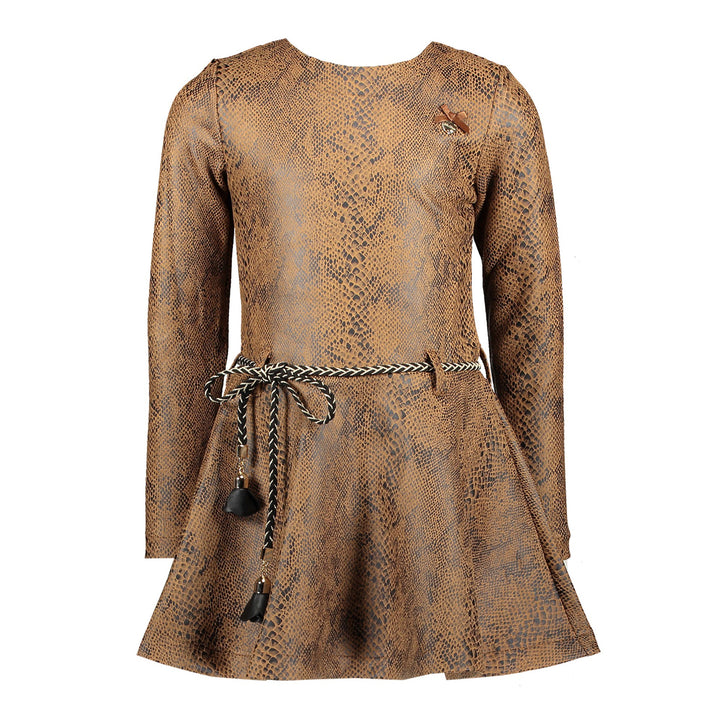 Le Chic Brown Snakeskin Dress Kid Biz Le Chic Brown Snakeskin Dress Kid Biz