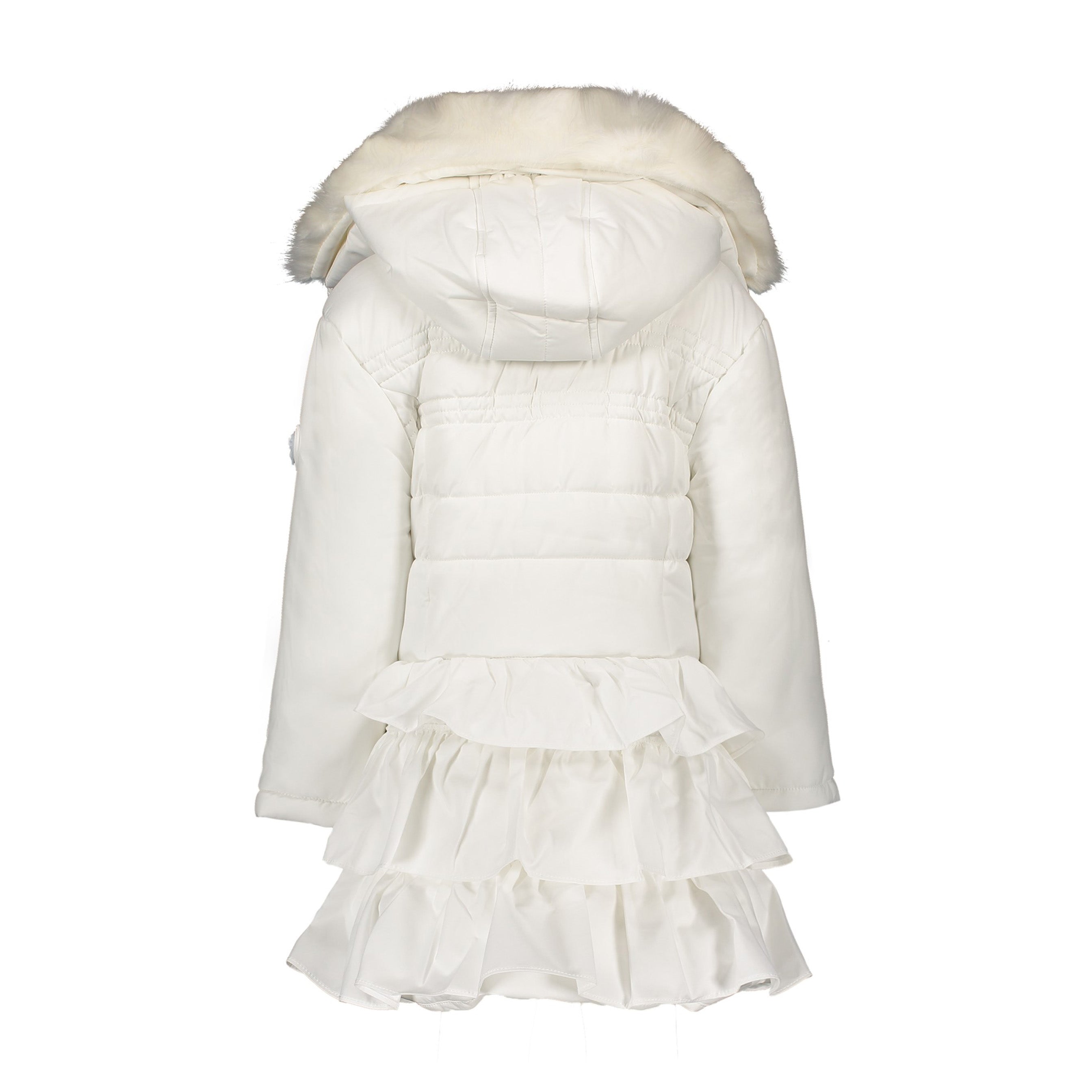 Le Chic Baby Girls White Coat