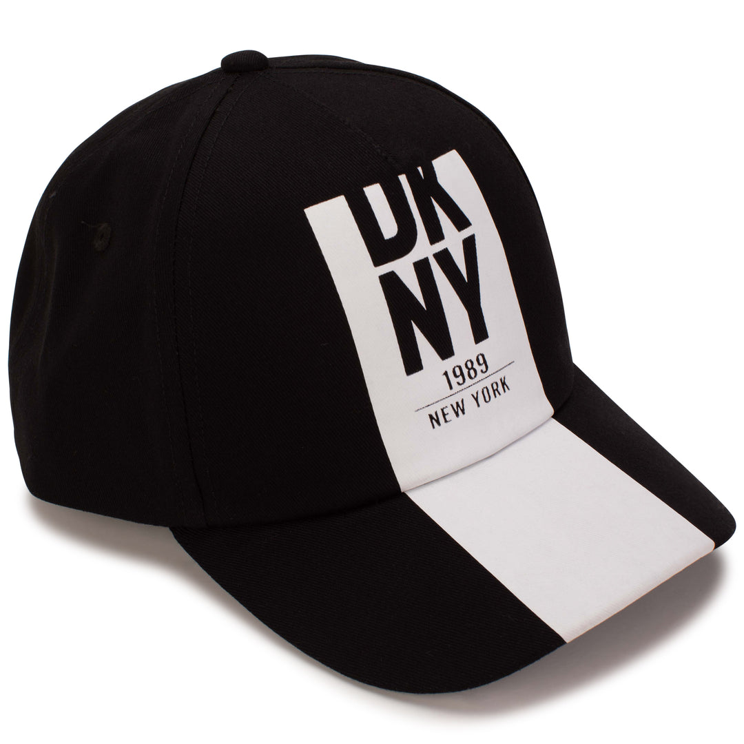 DKNY Black and White Hat