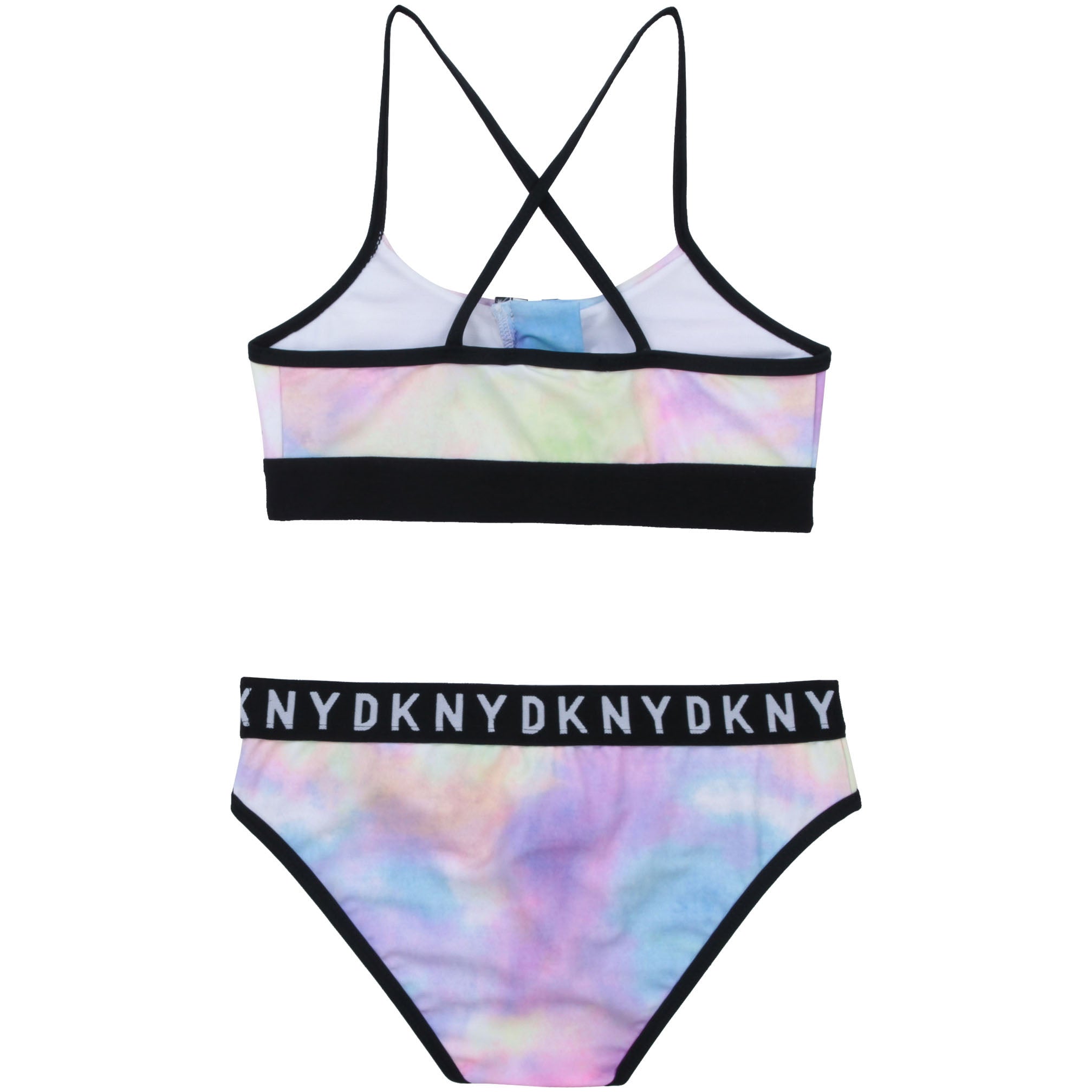 DKNY Multicolour Tie-Dye Bikini