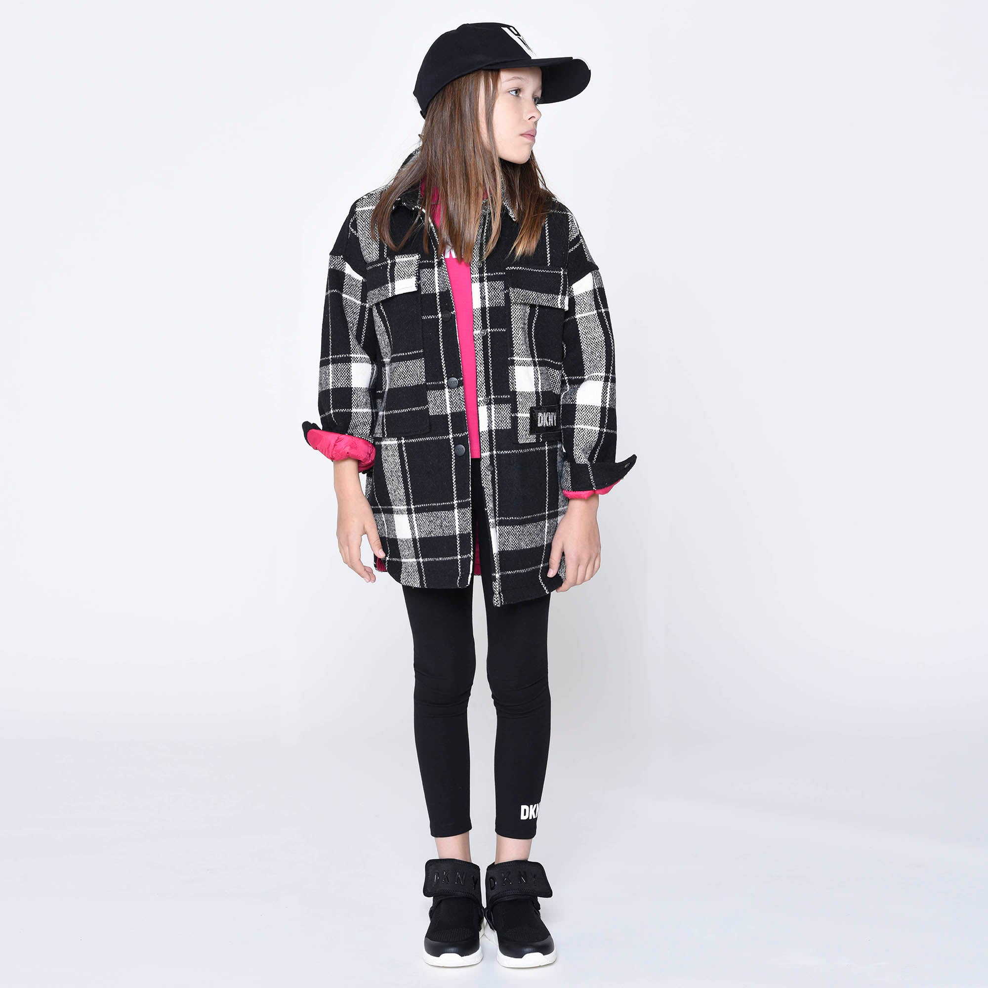 DKNY Black and White Flannel