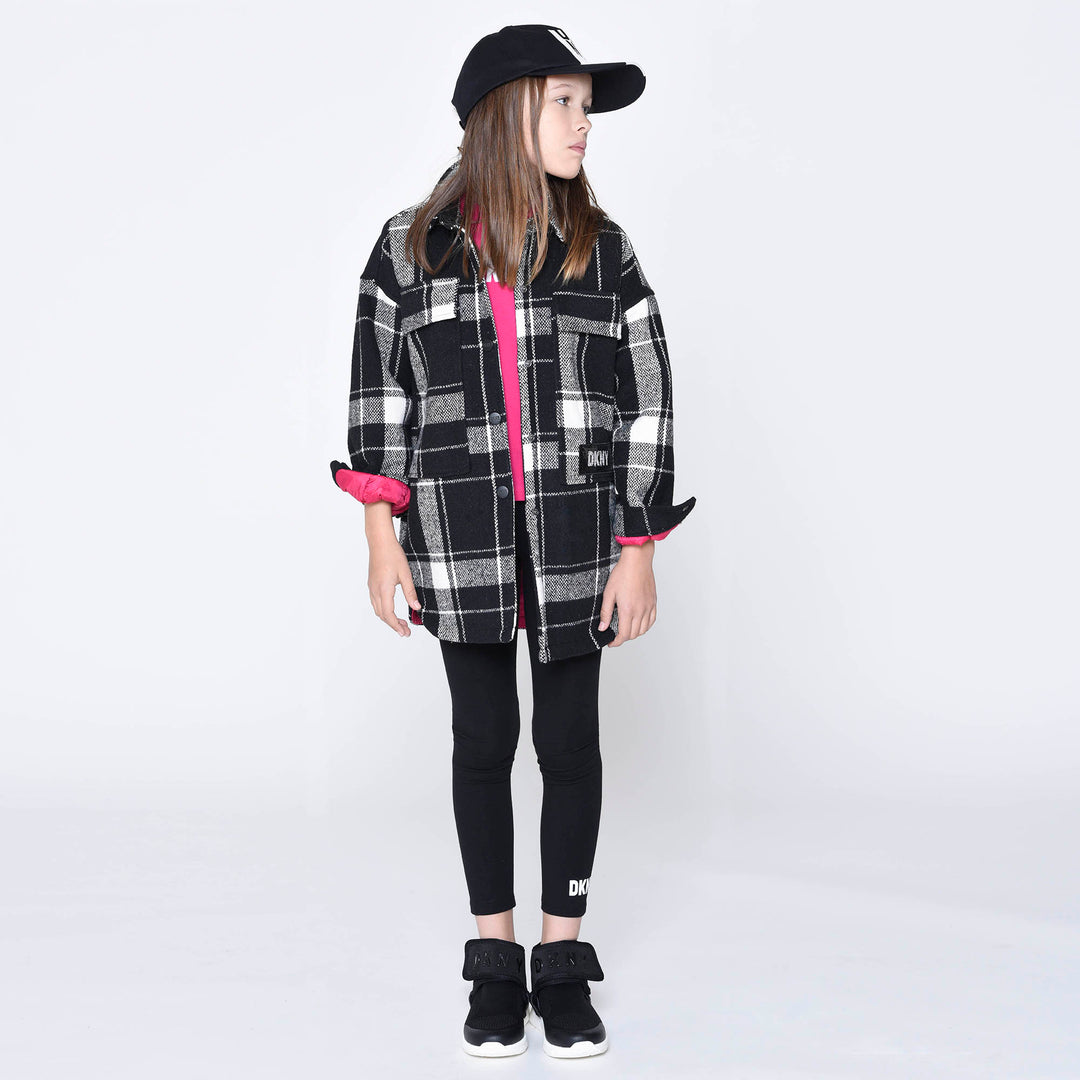 DKNY Black and White Flannel