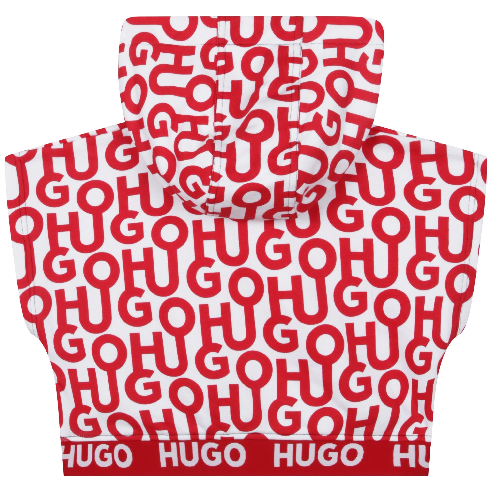 Hugo Printed Sleeveless Hoodie