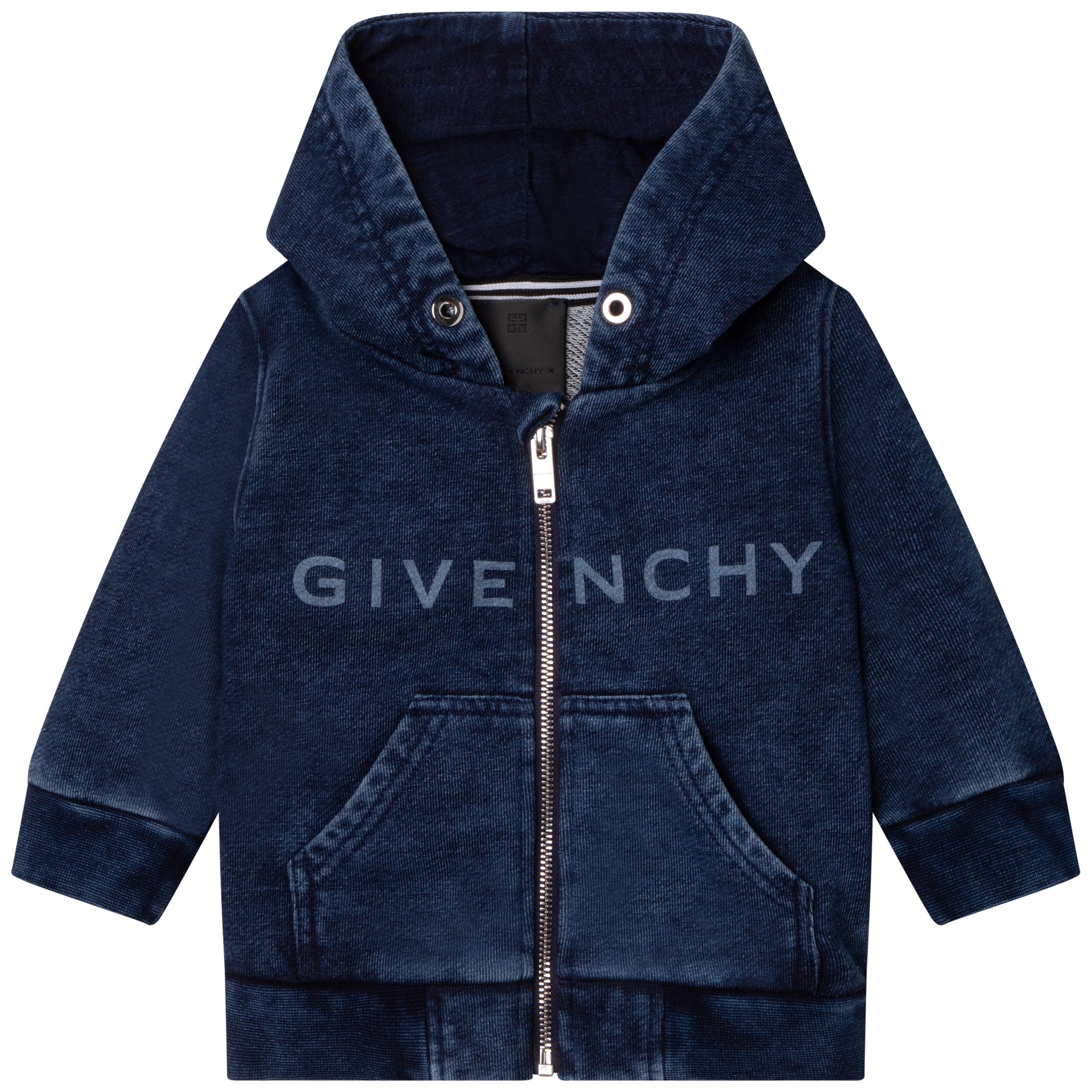 Givenchy Baby Boys Denim Blue Sweatshirt