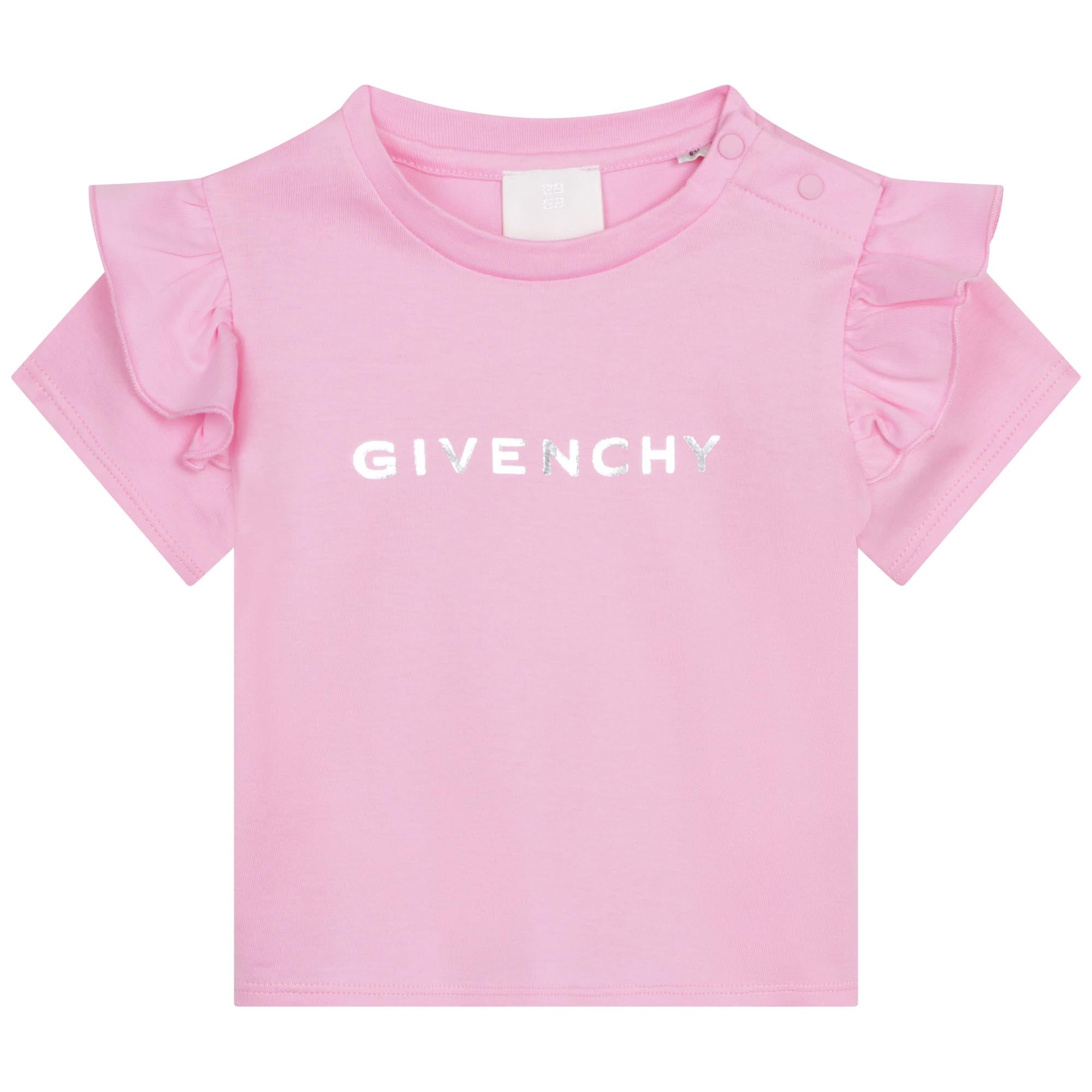 Givenchy Baby Girls Pink T-Shirt