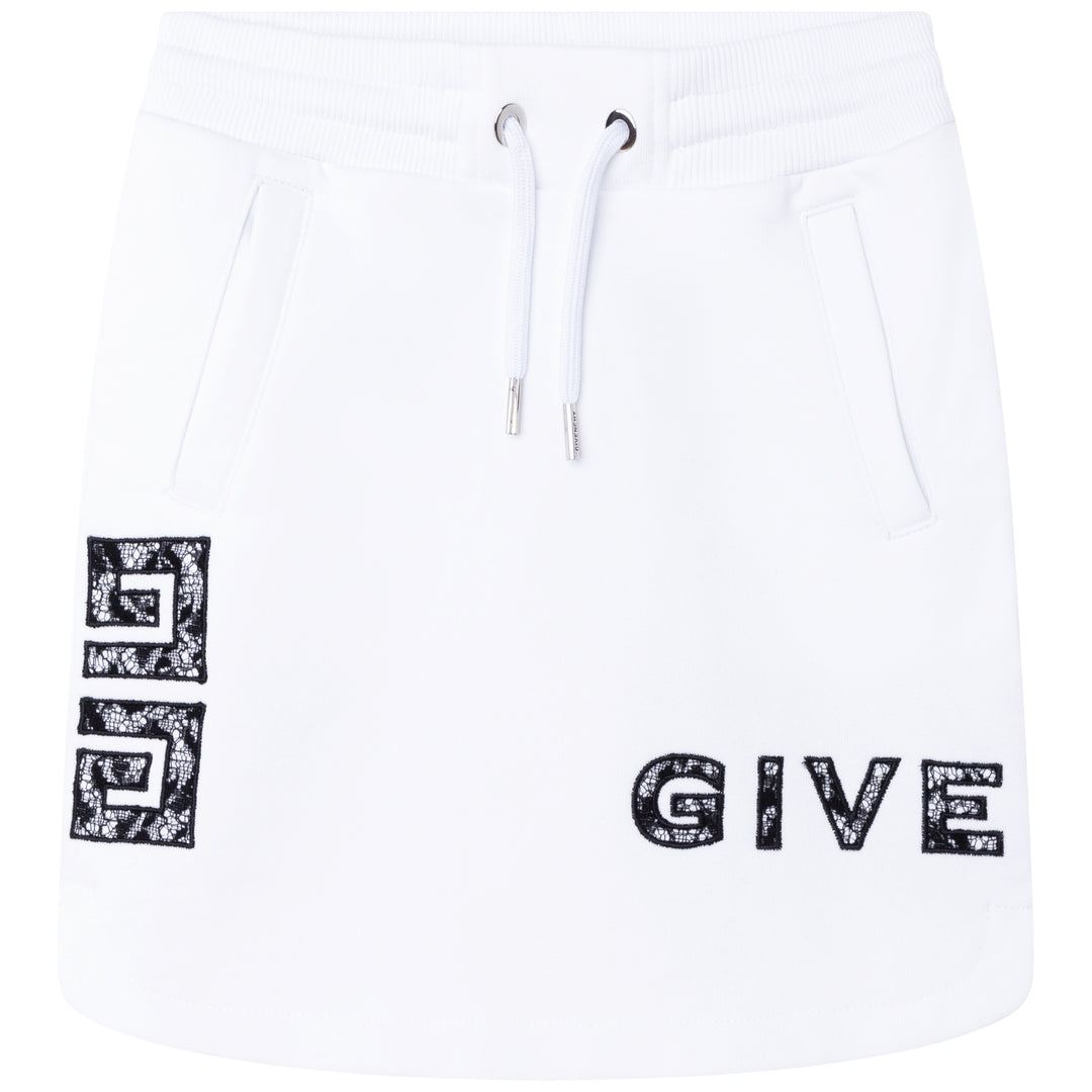 Givenchy White Skirt