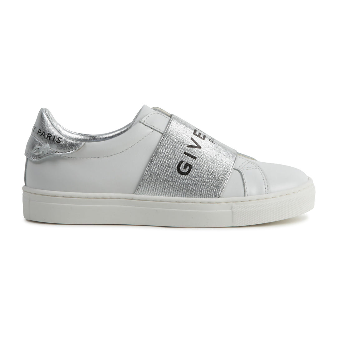 Givenchy White and Silver Sneakers