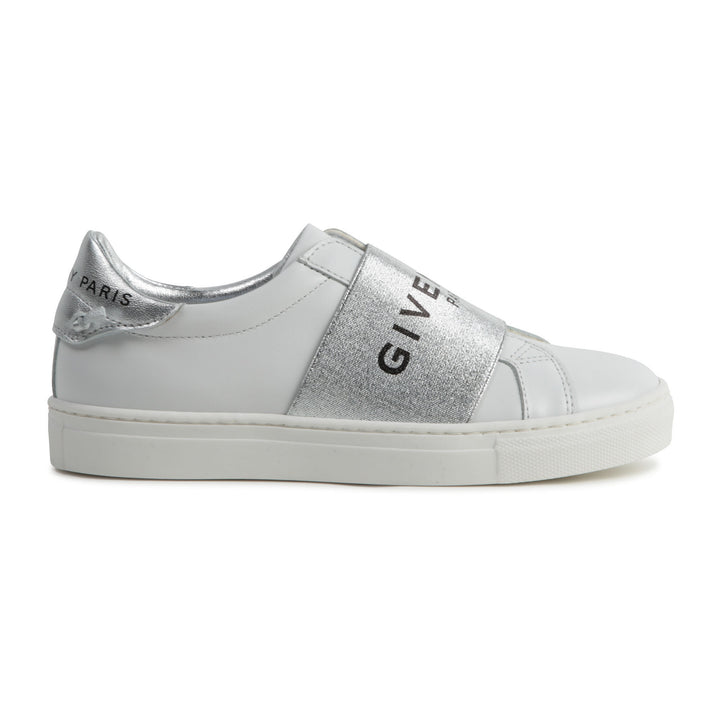 Givenchy White and Silver Sneakers