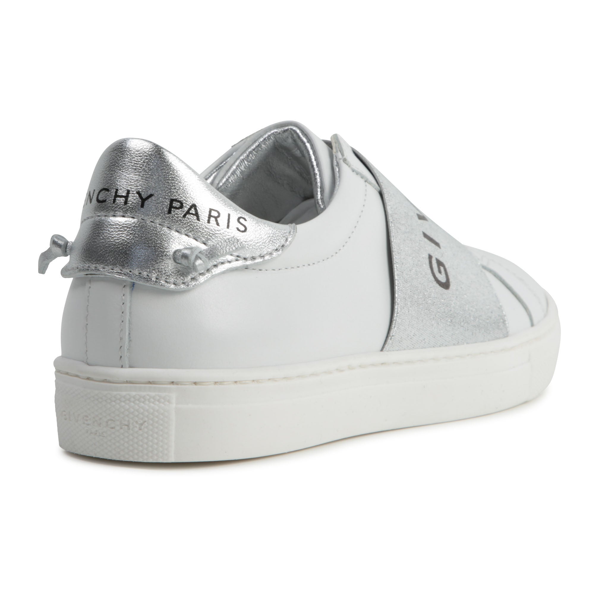 Givenchy White and Silver Sneakers