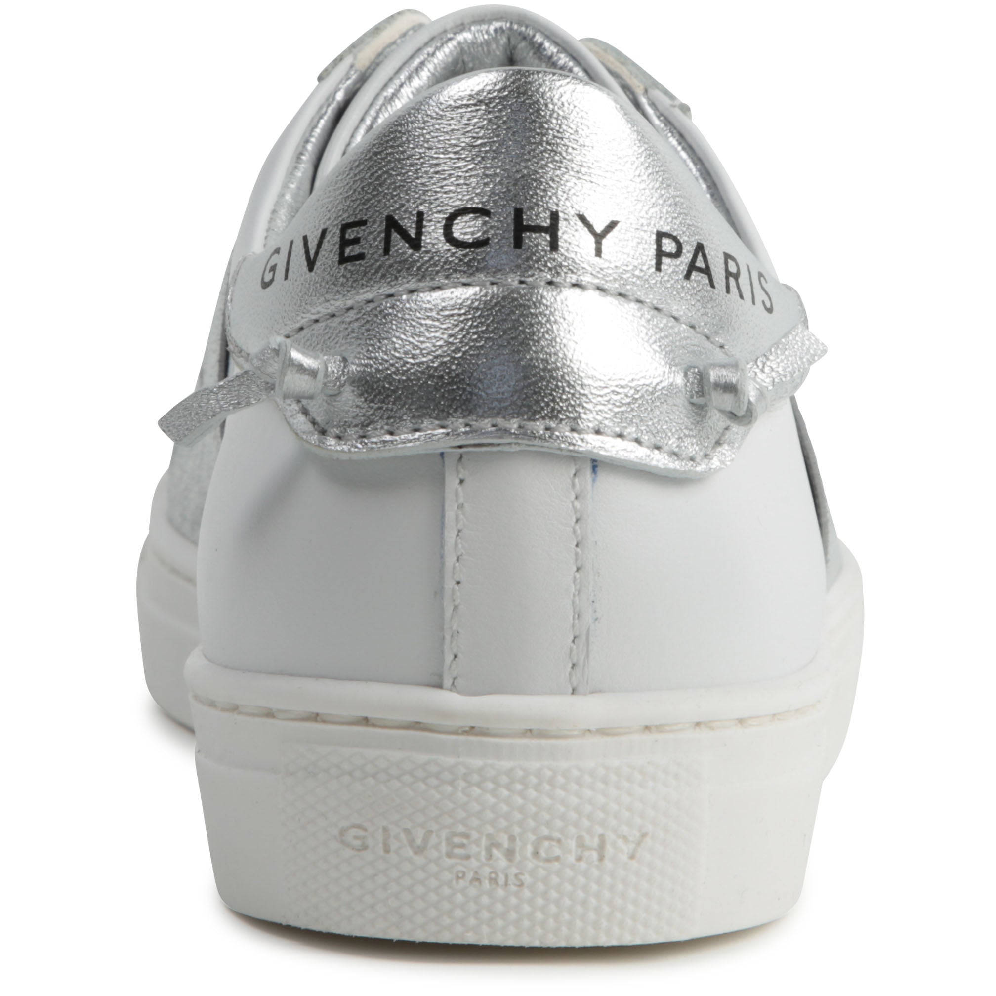 Givenchy White and Silver Sneakers