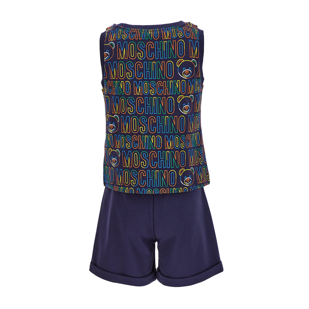 Moschino Navy Sport Ensemble