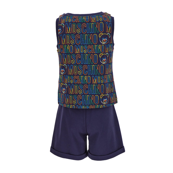 Moschino Navy Sport Ensemble