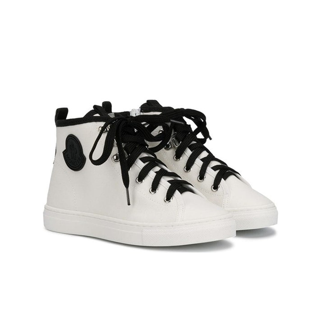 Moncler White High-Tops